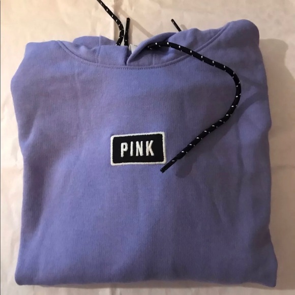 PINK VICTORIA'S SECRET CROPPED PULLOVER Violet - Picture 6 of 8